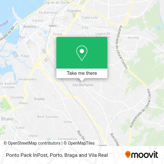 Ponto Pack InPost map