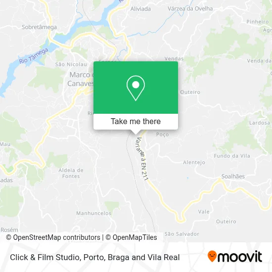 Click & Film Studio map