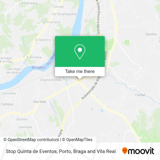 Stop Quinta de Eventos map