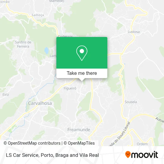LS Car Service map