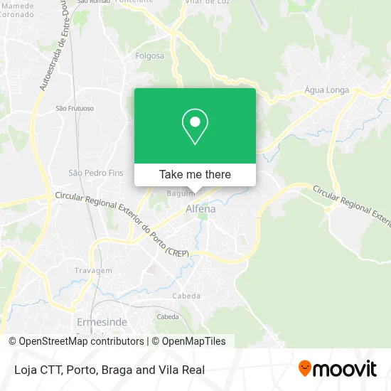 Loja CTT map