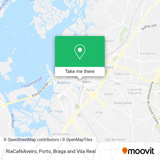RiaCaféAveiro map