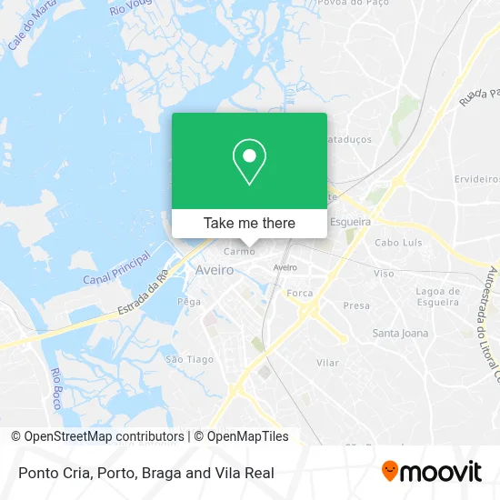 Ponto Cria map