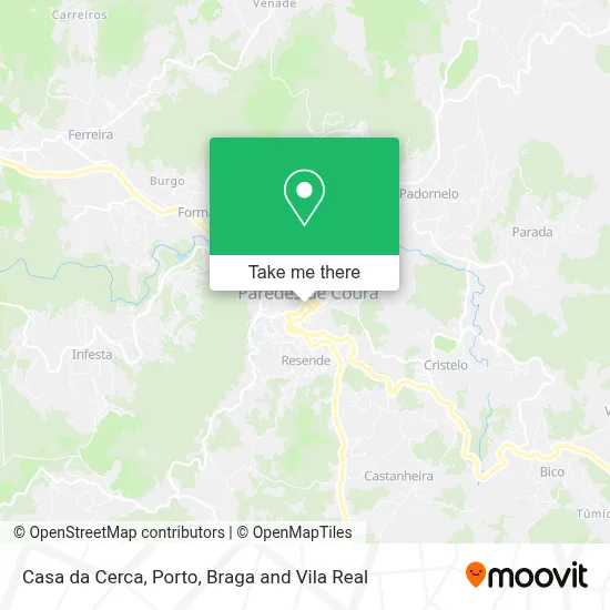 Casa da Cerca map
