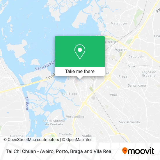 Tai Chi Chuan - Aveiro mapa