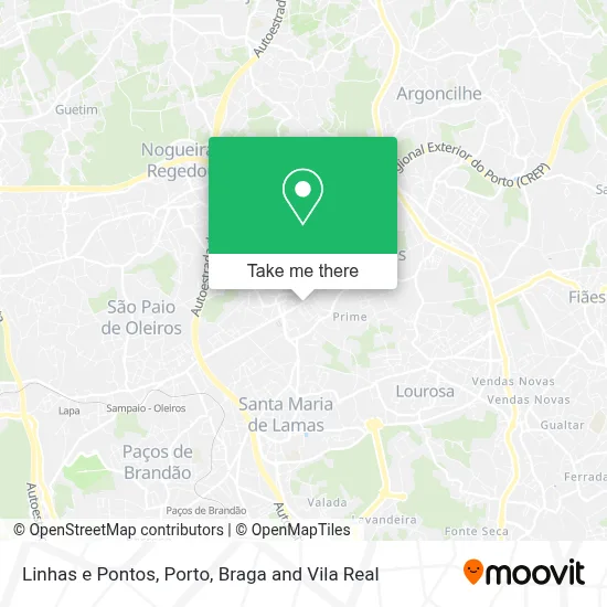 Linhas e Pontos map