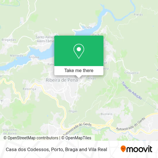 Casa dos Codessos map