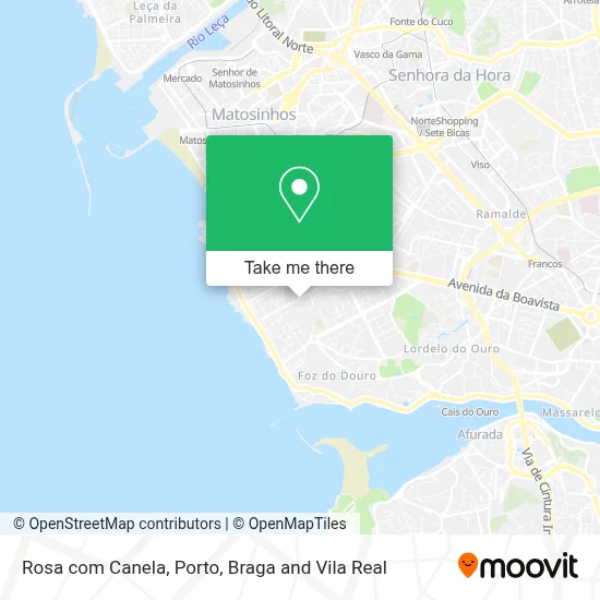 Rosa com Canela mapa