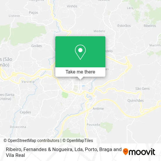 Ribeiro, Fernandes & Nogueira, Lda map