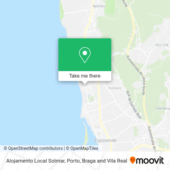 Alojamento Local Solmar map