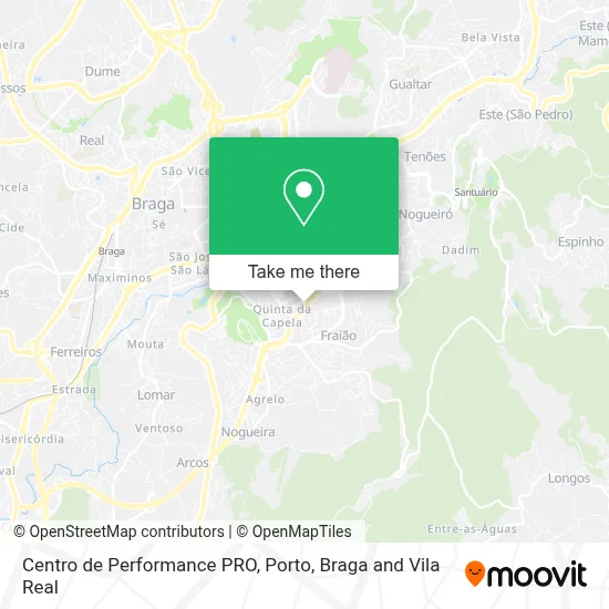 Centro de Performance PRO map