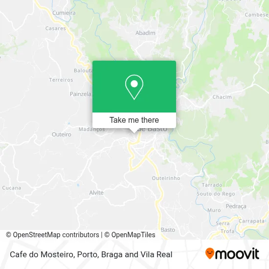 Cafe do Mosteiro map