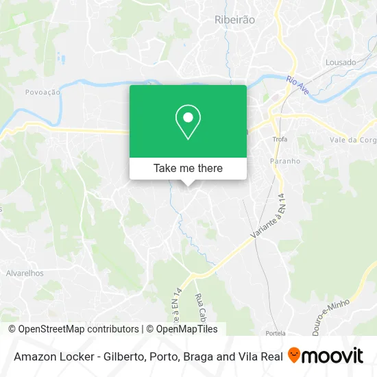 Amazon Locker - Gilberto map