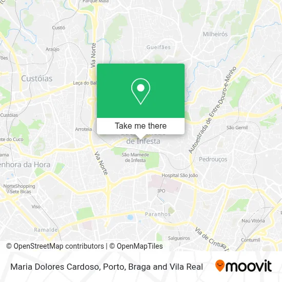 Maria Dolores Cardoso map