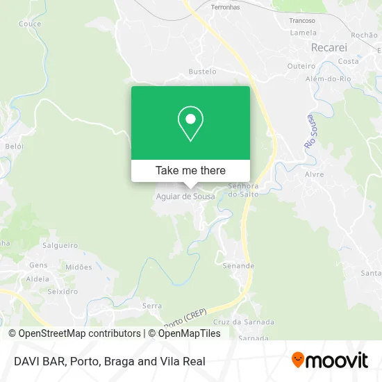 DAVI BAR map