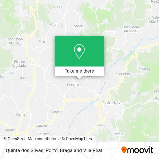 Quinta dos Silvas map