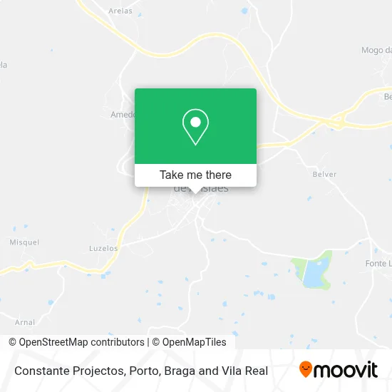 Constante Projectos map