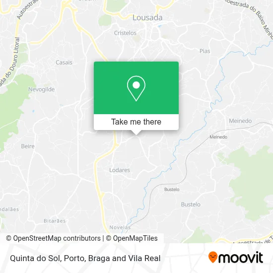 Quinta do Sol map