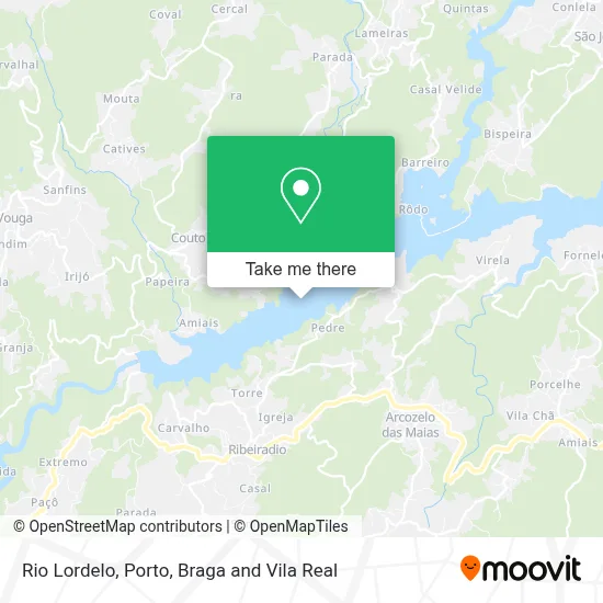 Rio Lordelo map