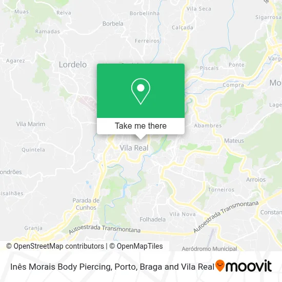 Inês Morais Body Piercing map