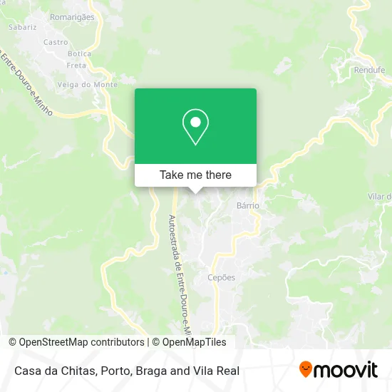 Casa da Chitas map