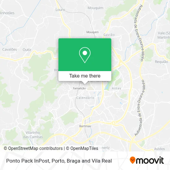 Ponto Pack InPost map