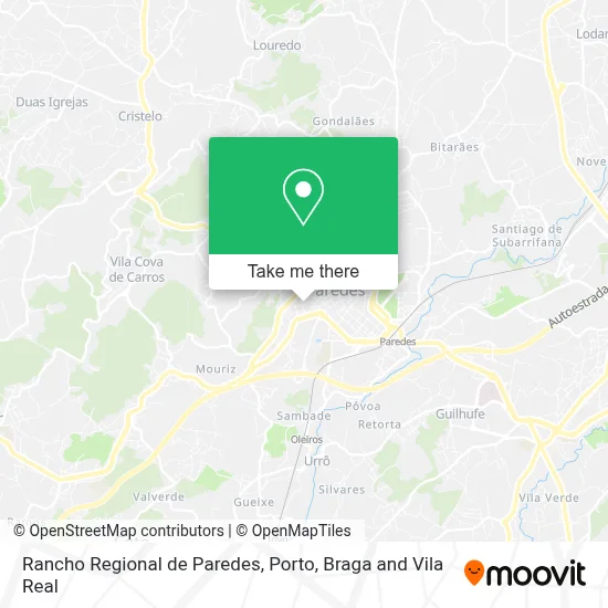 Rancho Regional de Paredes mapa