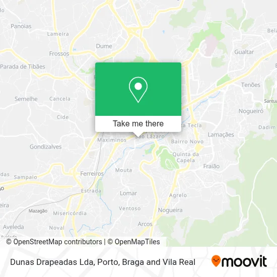 Dunas Drapeadas Lda map
