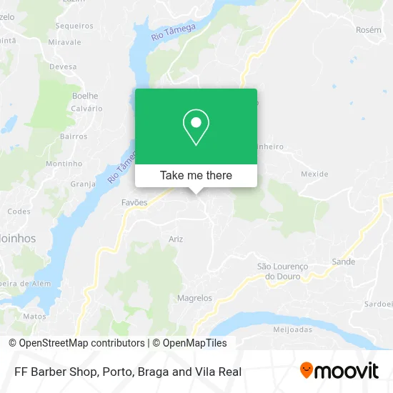 FF Barber Shop map