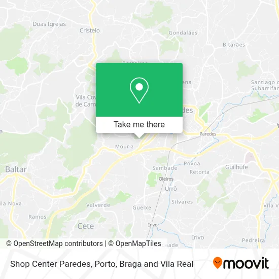 Shop Center Paredes map