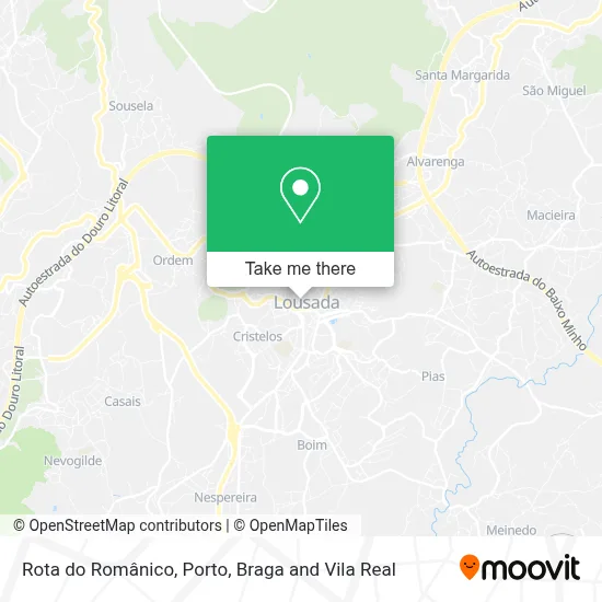 Rota do Românico map