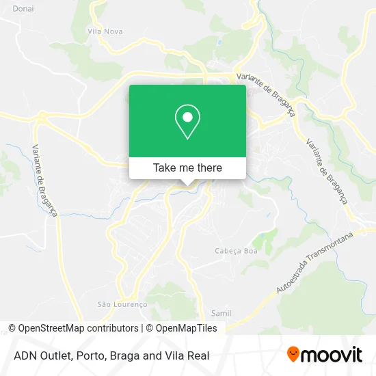 ADN Outlet map
