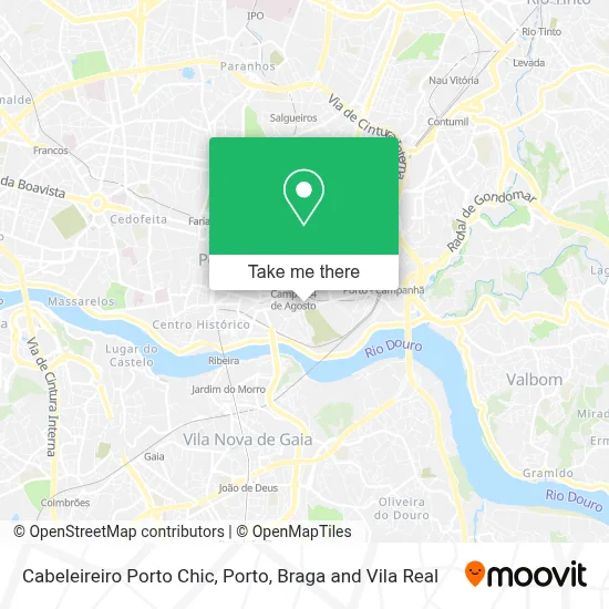Cabeleireiro Porto Chic map