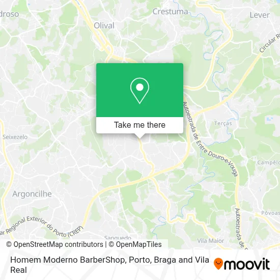 Homem Moderno BarberShop map