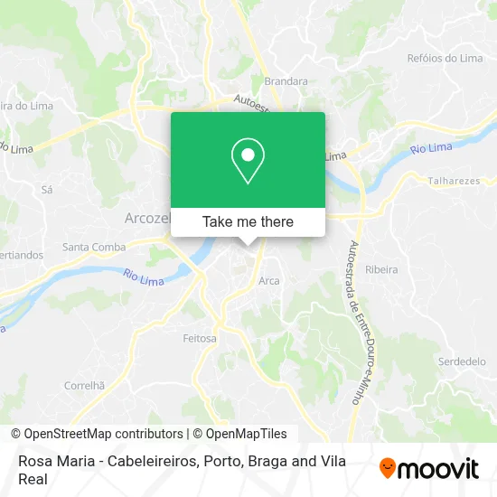 Rosa Maria - Cabeleireiros map