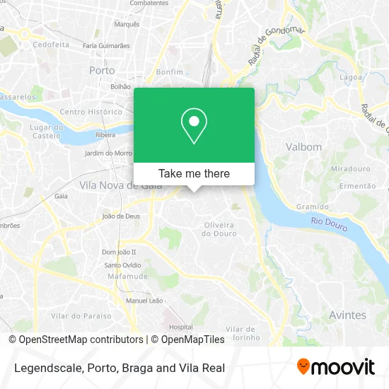 Legendscale map