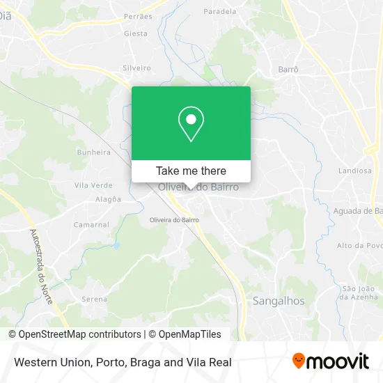 Western Union map