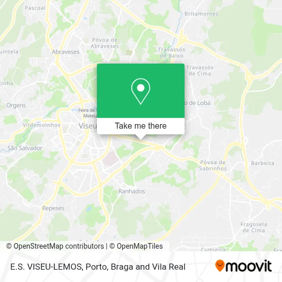 E.S. VISEU-LEMOS map