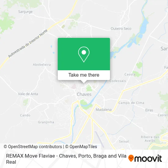 REMAX Move Flaviae - Chaves map