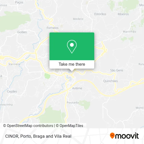 CINOR map