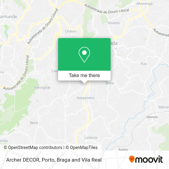 Archer DECOR map