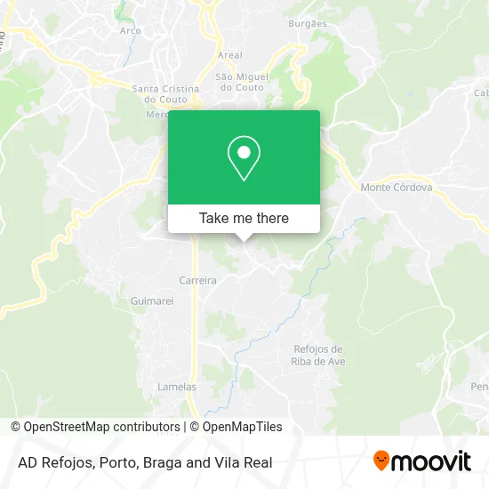 AD Refojos map