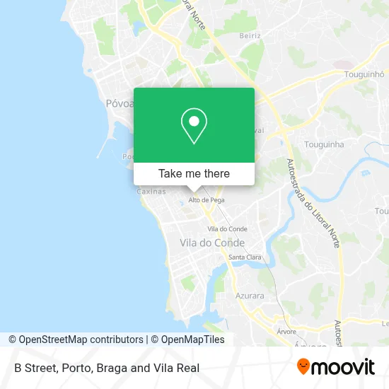 Via B map