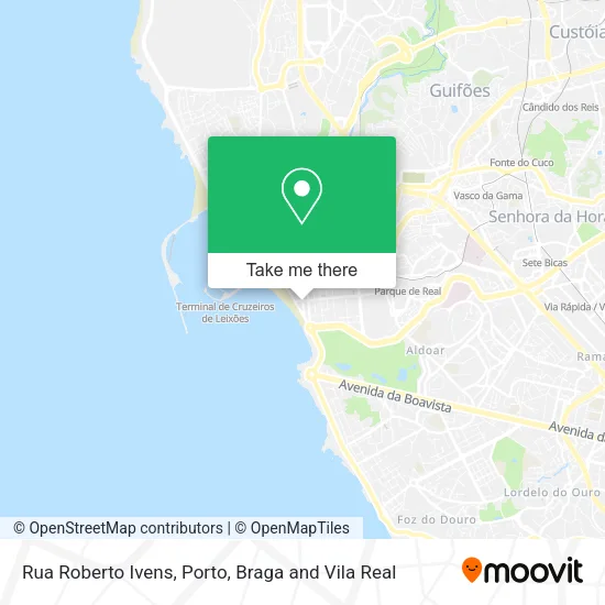 Rua Roberto Ivens map