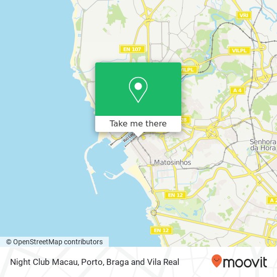 Night Club Macau map