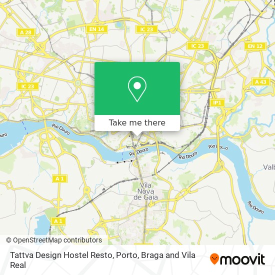 Tattva Design Hostel Resto map