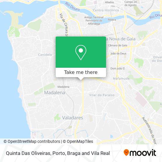 Quinta Das Oliveiras map