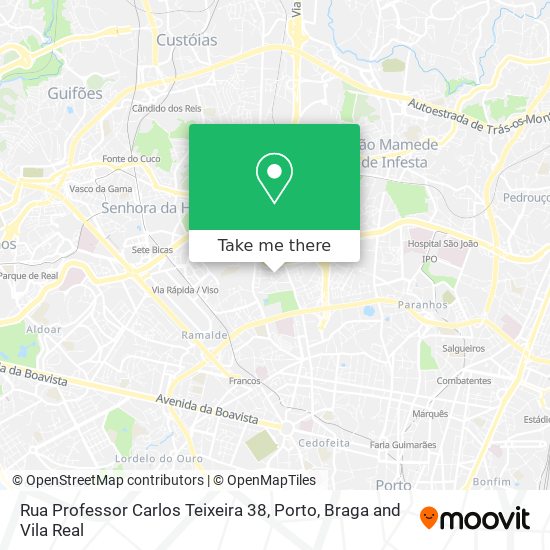 Rua Professor Carlos Teixeira 38 map