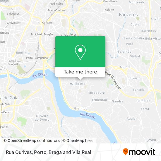 Rua Ourives map