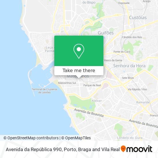 Avenida da República 990 map